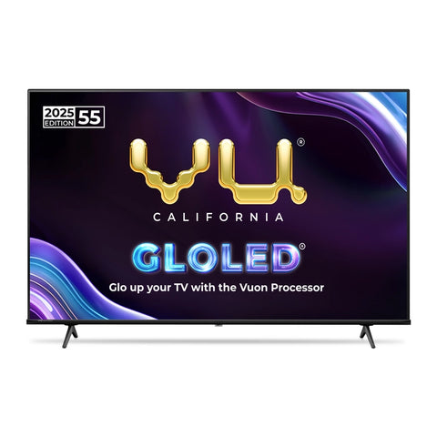 VU GLOLED 2025 TV, Available in 43", 50", 55"