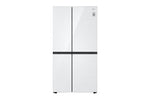 LG 694L, Side by Side Refrigerator with Premium Glass Door, GC-B257UGLW