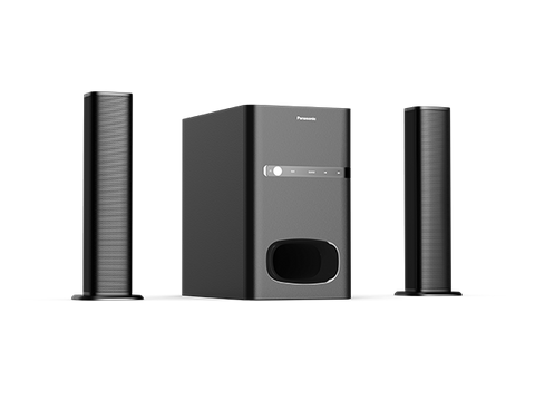 Panasonic 2.1Ch Convertible Sound Bar Speaker System (SC-HT260GW-K)
